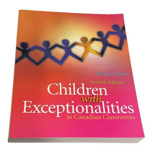 Children With Exceptionalities In Canadian Classrooms Winzer 7th Ed Softcover